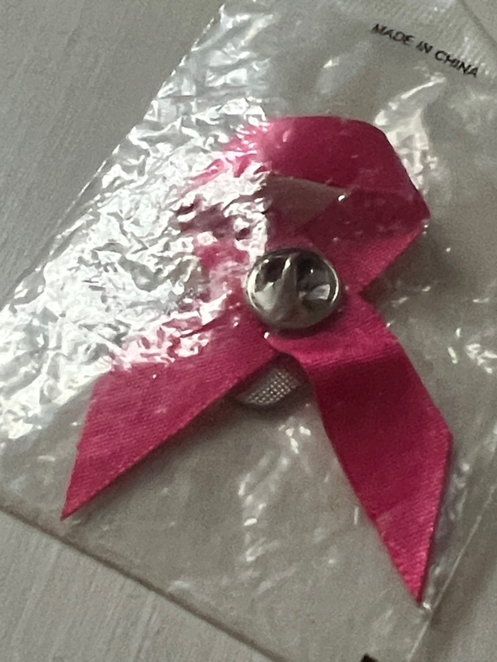 NFL Pink Ribbon Awareness Pin - Picture 2 of 2